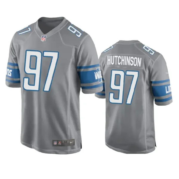 Aidan Hutchinson Jersey Silver