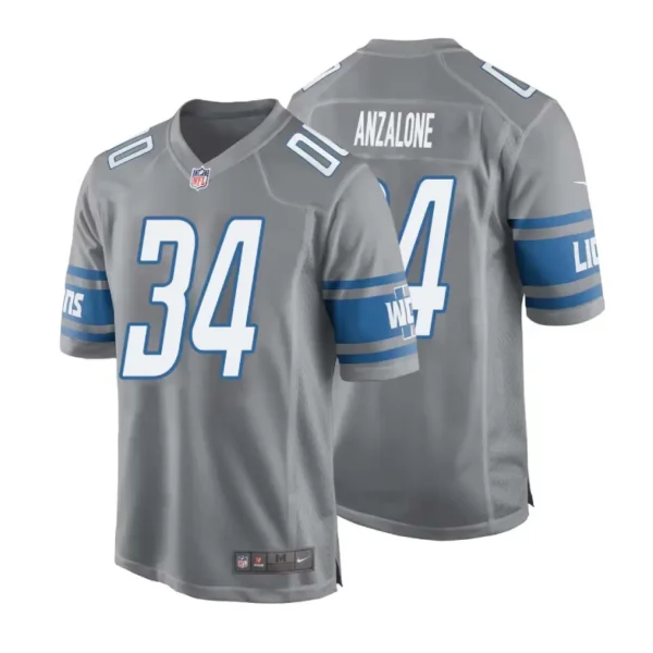 Alex Anzalone Jersey Silver