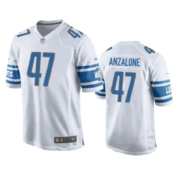 Alex Anzalone Jersey White