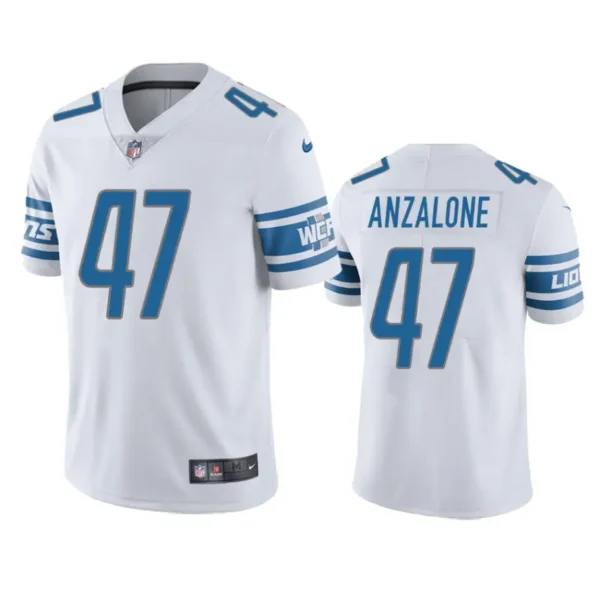 Alex Anzalone Jersey White Vapor