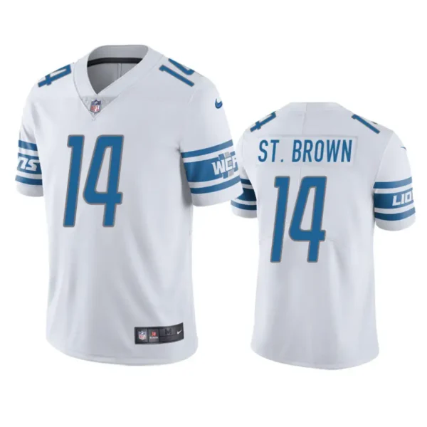 Amon-Ra St. Brown Jersey White Vapor