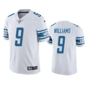 Jameson Williams Jersey White Vapor